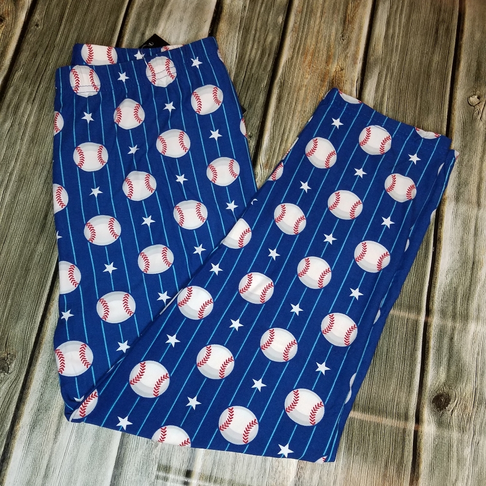 Baseball Capri Leggings